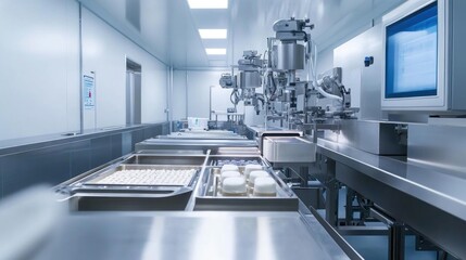 Automated Pharmaceutical Production Line in a Clean Room