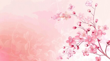 Delightful Small Fresh Pink Background: A Charming and Sweet Vision. Admire the Softness and Elegance