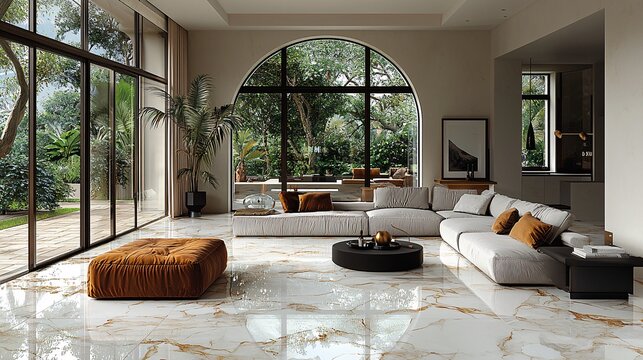 A pastel-toned marble with faint gold veins, combining simplicity and elegance in a serene composition