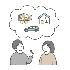 ライフプランを考える若い夫婦