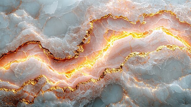 A light, pastel white marble background with thin, golden veins that evoke a sense of calm and elegance