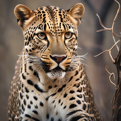 Obraz premium portrait of a leopard