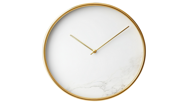 clock on a transparent background