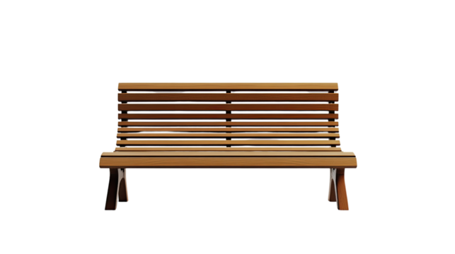 bench on transparent background