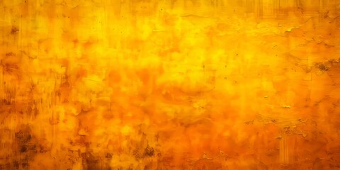 A textured yellow grunge wall background perfect for artistic endeavors, graphic design projects, and any creative use