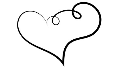 Hand drawn Doodle hearts sketch. Various different hand drawn heart icon love collection isolated on white background. Red heart symbol for Valentines Day. vector illustration