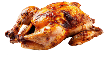 fried chicken On transparent background. PNG