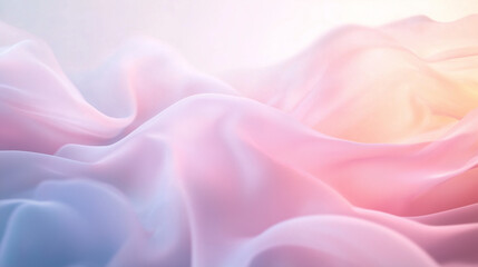 Obraz premium A soft, blurred abstract image featuring gradients of pale pinks and blues, fading into white at the edges v2