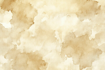 Fototapeta premium Plain off white watercolor paper texture. A textured, crumpled beige paper background ideal for various design projects and creative use.