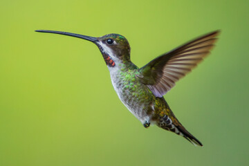 Picudo Gorgiestrella, Long-billed Starthroat, Heliomaster longirostris
