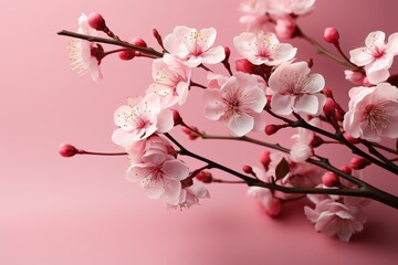 Fototapeta premium Delicate Pink Cherry Blossoms