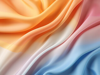 Obraz premium Wonderful Abstract backdrop with smooth flowing wave pattern in vibrant colors
