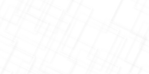 Modern square geometry pattern interior architectural drawing line style background. white square abstract background