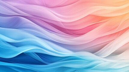 Obraz premium Abstract pastel gradient background with soft transitions, smooth texture with a gentle mix of pale blue, pink, and lavender hues