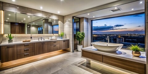 Osborne Park presents a stunning display of elegant and modern luxury bathroom furniture, emphasizing sophisticated