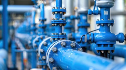 Obraz premium Landfill Gas Energy: Capturing methane gas from decomposing organic waste in landfills allows for electricity generation, effectively reducing greenhouse gas emissions. 