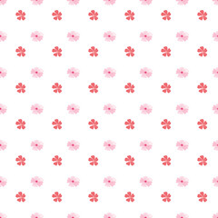 Floral Winter Garden Seamless Vector Pattern Design