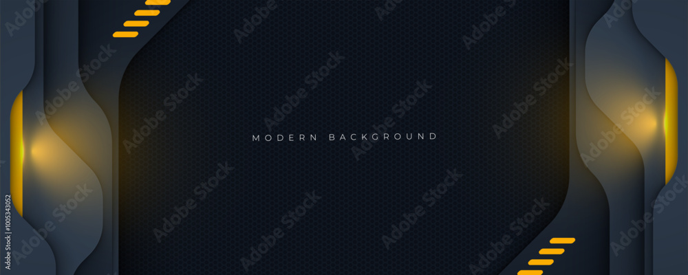 Aufkleber modern overlapping background with color light decorative design vector