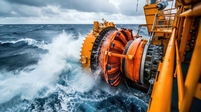 Ocean Thermal Energy Conversion (OTEC): This renewable energy technology uses the temperature difference between warm surface water and cold deep seawater to generate electricity.
