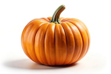 Obraz premium Realistic pumpkin isolated on white background for Halloween decorations