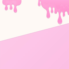 Pink melting icing background