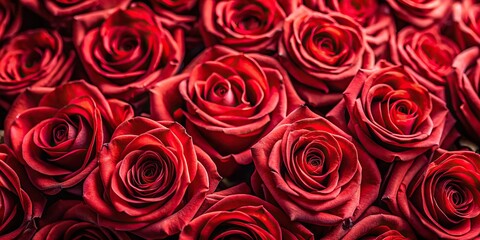 red roses close-up background