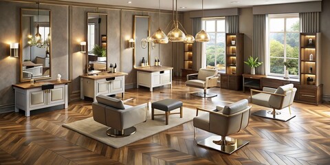 Transform your beauty salon with our Elegant Luxury Furniture Collection, tailored for modern UK salons, combining