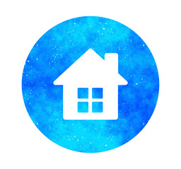 青い星空｜家アイコン