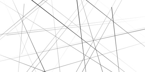 Abstract random black line for background, fabric printing, Abstract white background with black lines.
