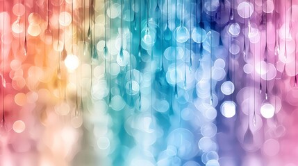 Iridescent holographic gradient with rainbow hues and glossy reflections, capturing a futuristic and playful aesthetic