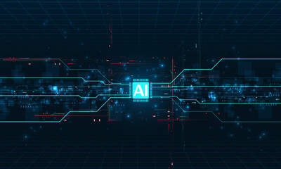 Technology background image, concept, circuit board, network, high tech online communication