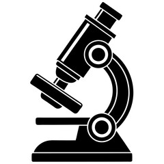 A modern microscope war tank icon silhouette vector on white background.