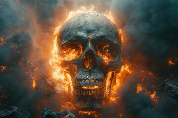 Obraz premium Skeleton Skull