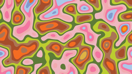 COLORFUL TEMPLATE ABSTRACT PAPER CUT PATTERN DESIGN FLAT COLOR FOR WALLPAPER BACKGROUND ELEMENT VECTOR 