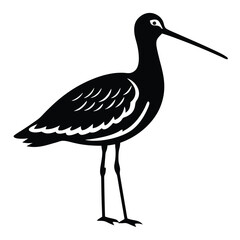 Heron silhouette victor art illustration eps