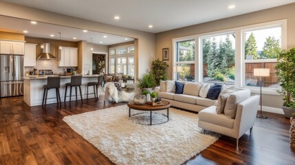Beautiful living room interior