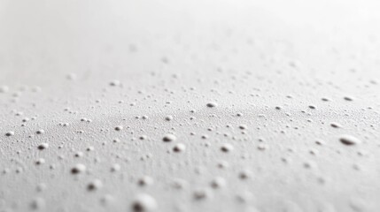Obraz premium Close-up of water droplets on a textured surface, showcasing condensation effects.