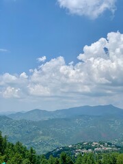 landscape with clouds