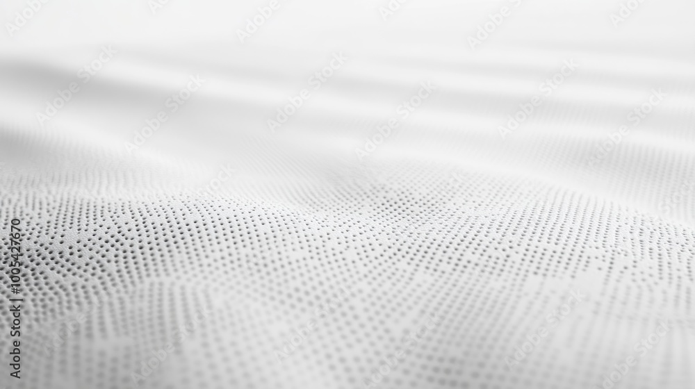 Poster abstract close-up of textured white fabric with a subtle pattern.
