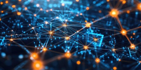 Connected Lines Close Up