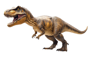 Fototapeta premium Cartoon Style T Rex Dinosaur Character on White Background