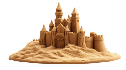 sandcastle transparent background