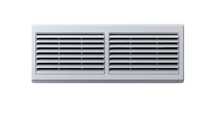 Modern air vent grille designed for efficient airflow in residential or commercial spaces. isolated white background, transparent background.