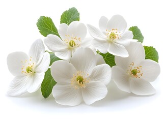 Fototapeta premium a group of white flowers