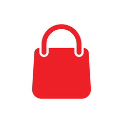 Shopping bag icon logo design template isolated illustration