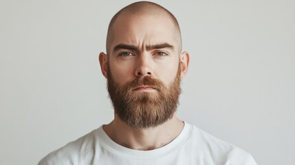 Man with Beard Close Up