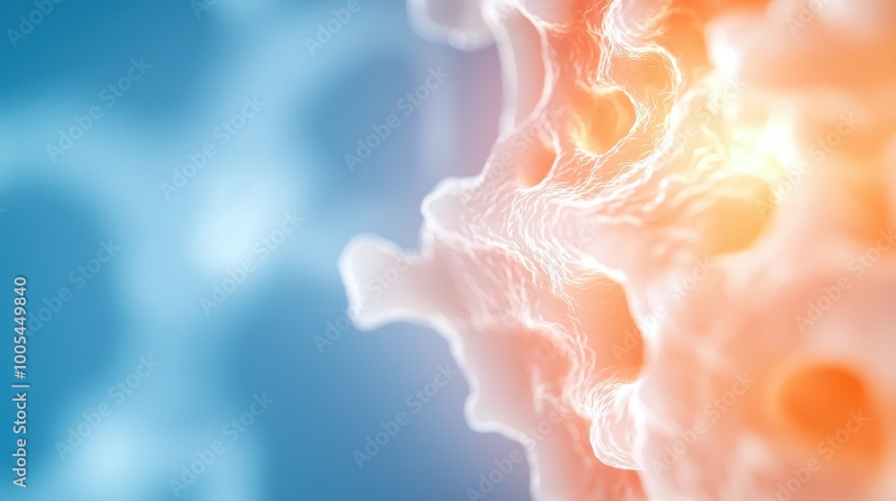 Aufkleber abstract colorful microscopic structure background