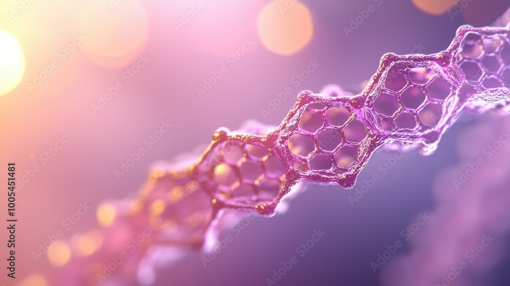 Poster abstract representation of molecular structure and design