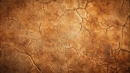 Dry Cracked Earth Texture, An Abstract Brown Background