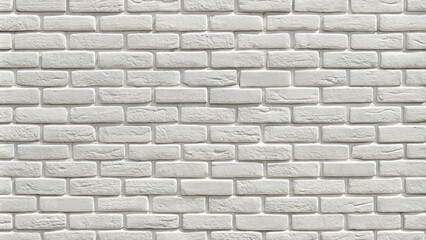 Fototapeta premium Seamless white brick wall texture with micro details, perfect for backgrounds or design projects. clean and modern look adds fresh touch to any space